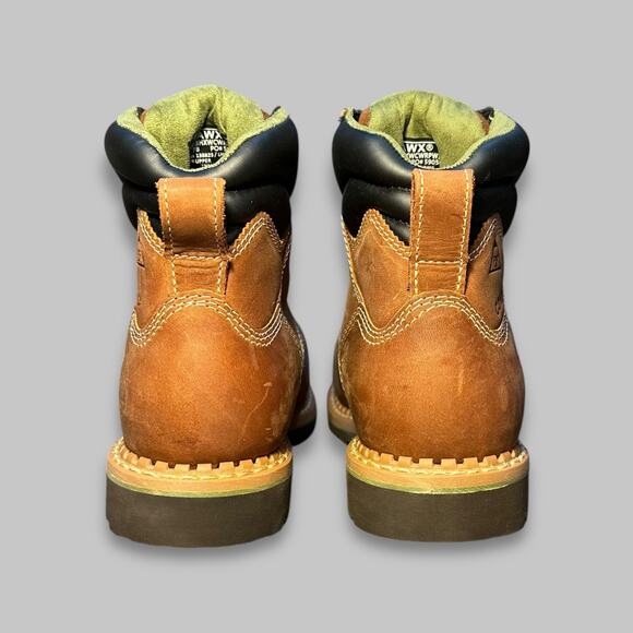 Hawx Waterproof Composite Toe Work Boots Brown Men’s Size 7B - Picture 4 of 6